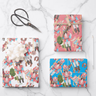 Nutcracker Photo Face Funny Christmas Wrapping Paper Sheets