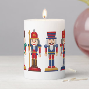 Nutcracker Pillar Candle