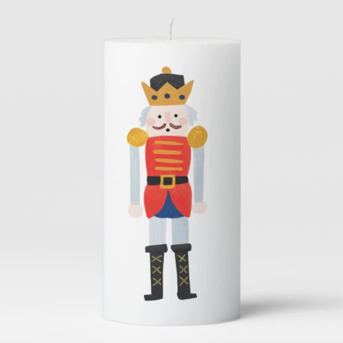 Nutcracker Pillar Candle