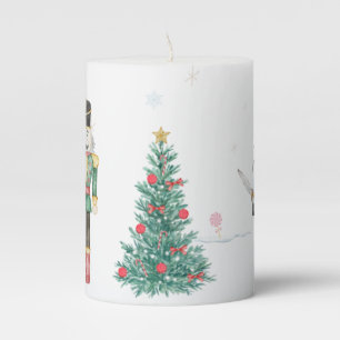 Nutcracker Pillar Candle