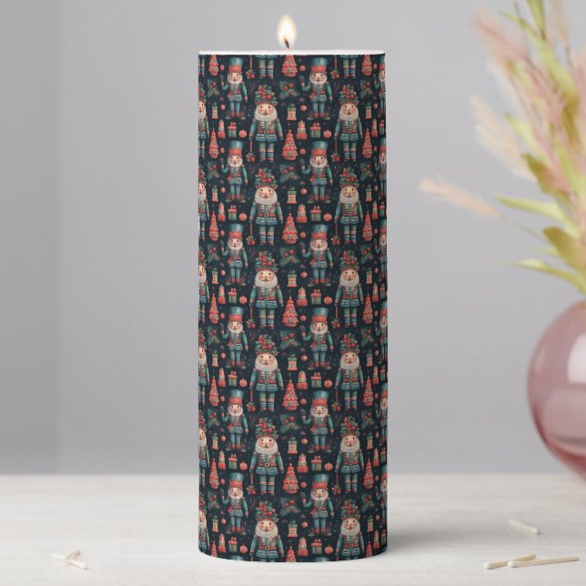 Nutcracker Pillar Candle (In Situ)