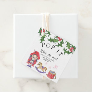 Nutcracker - Pop it! Favor Tags
