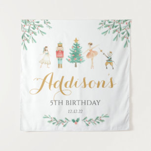 Nutcracker Poster, Nutcracker welcome sign Tapestry