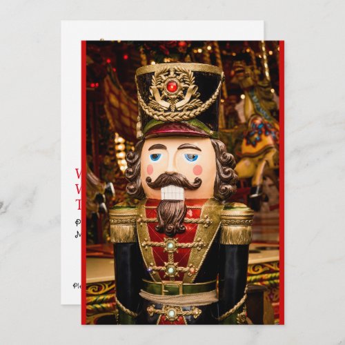 Nutcracker Potluck Christmas Party Custom Text