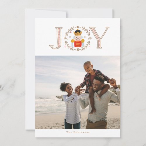 Nutcracker Prince Holiday Photo Cards