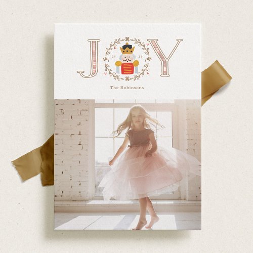 Nutcracker Prince Holiday Photo Cards