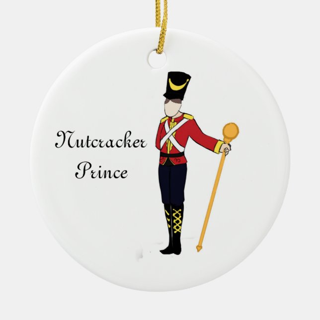 Nutcracker Prince Keepsake Ornament (Front)