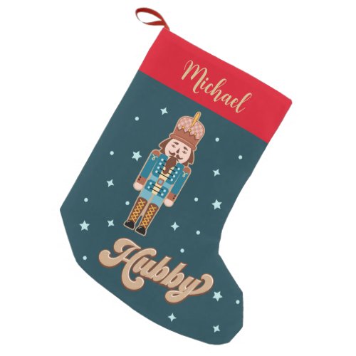 Nutcracker Princess Fairy Hubby Wifey Small Christmas Stocking