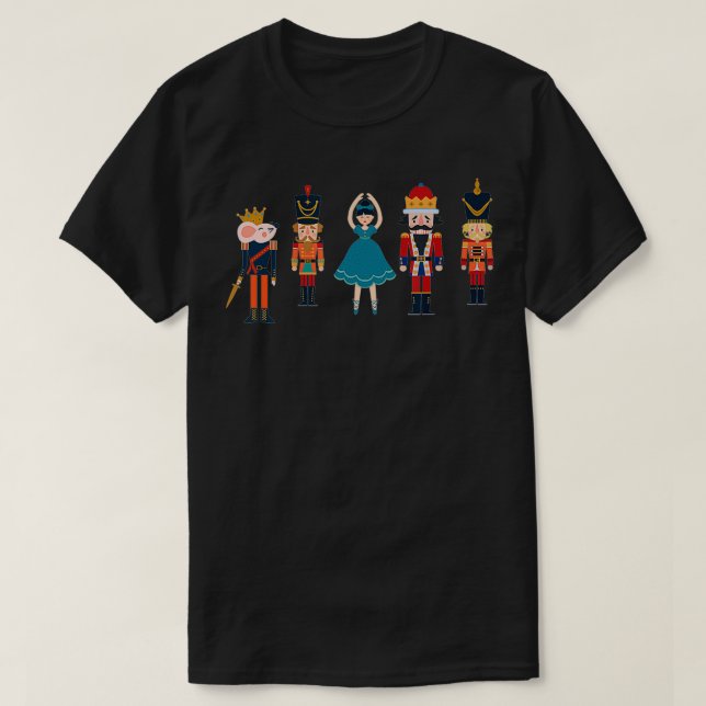 Nutcracker RatMouse King Soldier Princess Ballet C T-Shirt (Design Front)