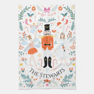 Nutcracker Scene Personalized Kitchen Towel