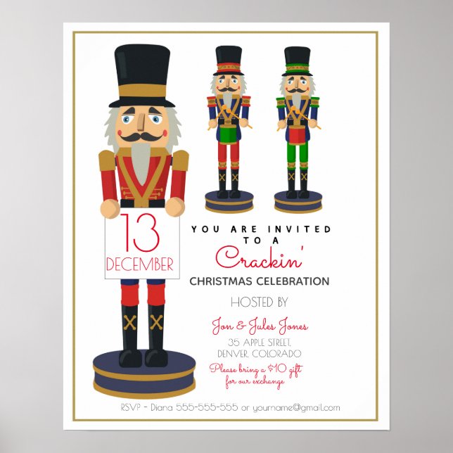 nutcracker school PTO PTA charity Poster (Front)