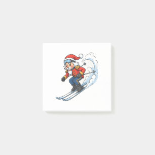 Nutcracker Skier Christmas 2026 Holiday Skiing Post-it Notes