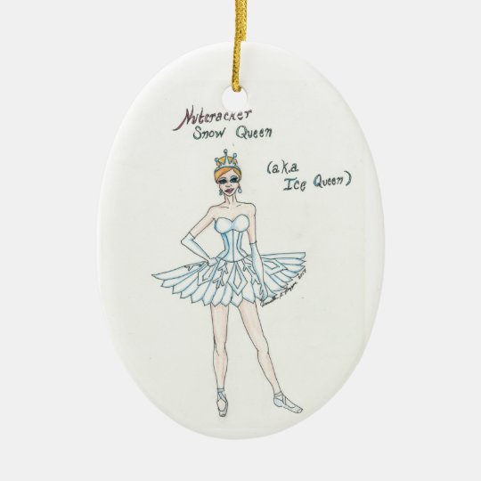 Nutcracker Snow Queen Ornament