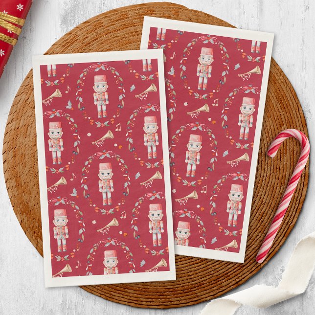 Nutcracker Soldier Christmas  Paper Guest Towels (Creator Uploaded)