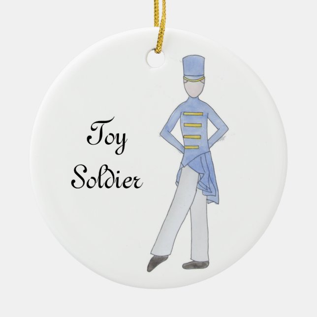 Nutcracker Soldier Keepsake Ornament (Front)