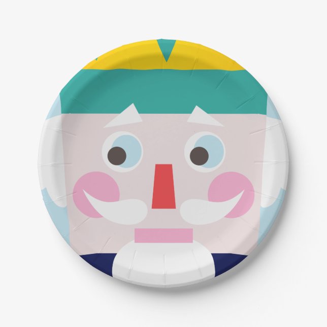 Nutcracker Soldier Paper Plates (Front)