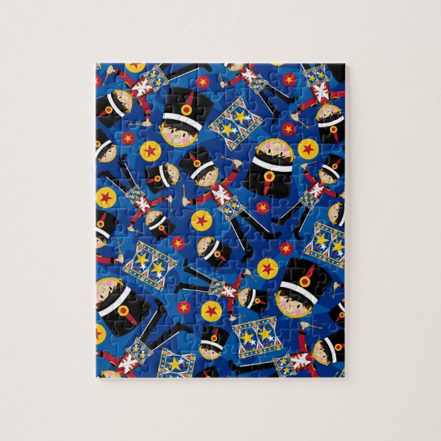 Nutcracker Soldier Playing Drums Jigsaw Puzzle (Vertical)