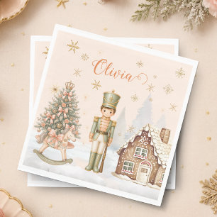  Nutcracker Soldier Sugar Plum Christmas Birthday Napkins