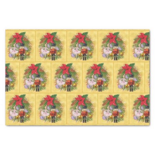 Nutcracker Soldier Sugar Plum Fairy Christmas Xmas Tissue Paper