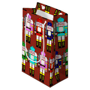Nutcracker Soldiers Christmas Small Gift Bag