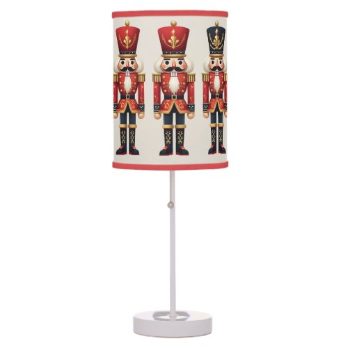 Nutcracker Soldiers Christmas  Table Lamp