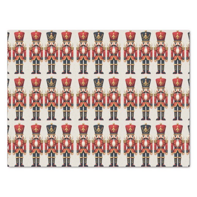Nutcracker Soldiers Christmas  Tissue Paper (Front)