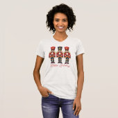 Nutcracker Soldiers Happy Holiday T-Shirt (Front Full)