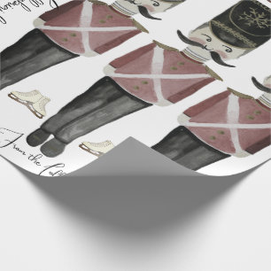 Nutcracker Soldiers & Ice Skate Wrapping Paper