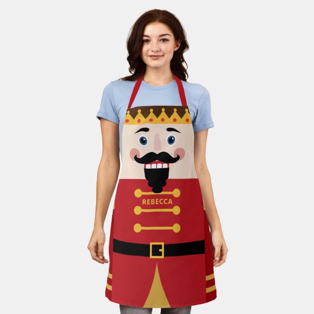 Nutcracker Solider Costume Christmas Funny Apron (Worn)