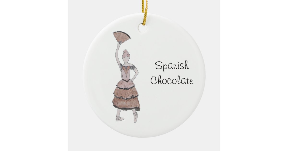 Nutcracker Spanish Chocolate Keepsake Ornament Zazzle