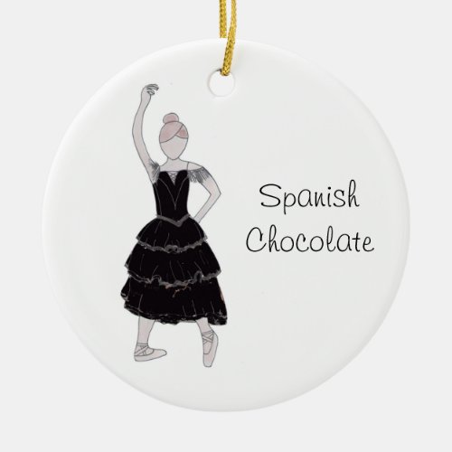 Nutcracker Spanish Chocolate Keepsake Ornament