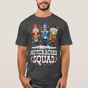 Nutcracker Squad Ballet Dance Christmas Xmas Light T-Shirt