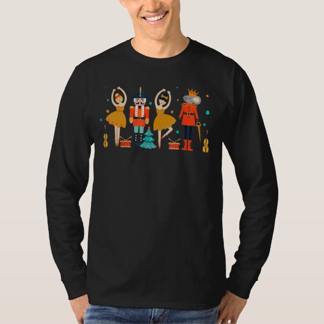Nutcracker Squad Ballet Dance Matching Family Chri T-Shirt (Front)