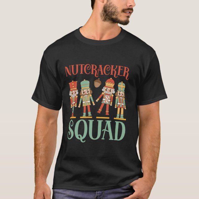 Nutcracker Squad Christmas Costume Matching Family T-Shirt (Front)