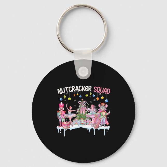 Nutcracker Squad Christmas Nk Ballet Sugar Plum Fa Keychain (Front)