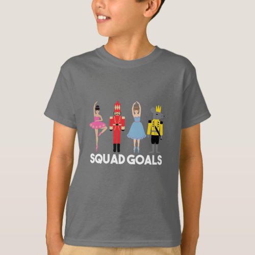 Nutcracker Squad Goals Kids Shirt