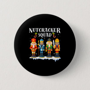 Nutcracker Squad Holiday Christmas Boy Girls Women Button