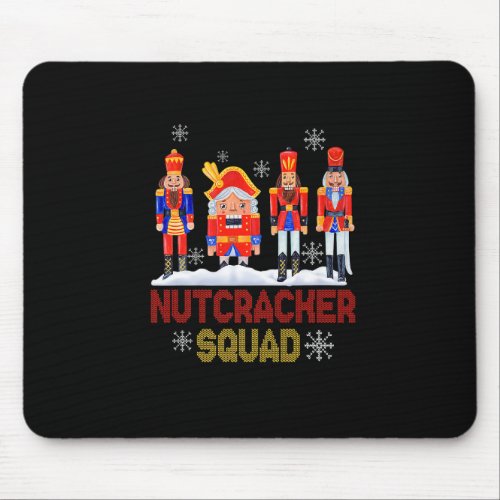 Nutcracker Squad Shirt Matching Family Christmas P Mouse Pad