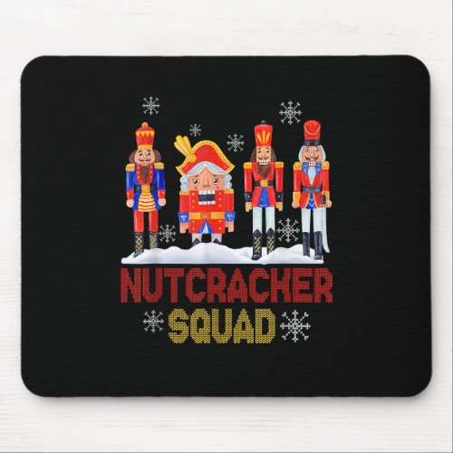 Nutcracker Squad Shirt Matching Family Christmas P Mouse Pad