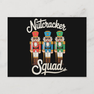 Nutcracker Squad Sunglasses Christmas Xmas Holiday Postcard