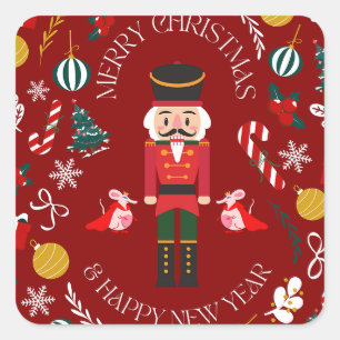 Nutcracker Square Sticker