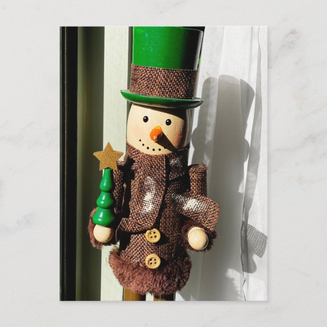 Nutcracker Standing by the Window  Postcard (Front)