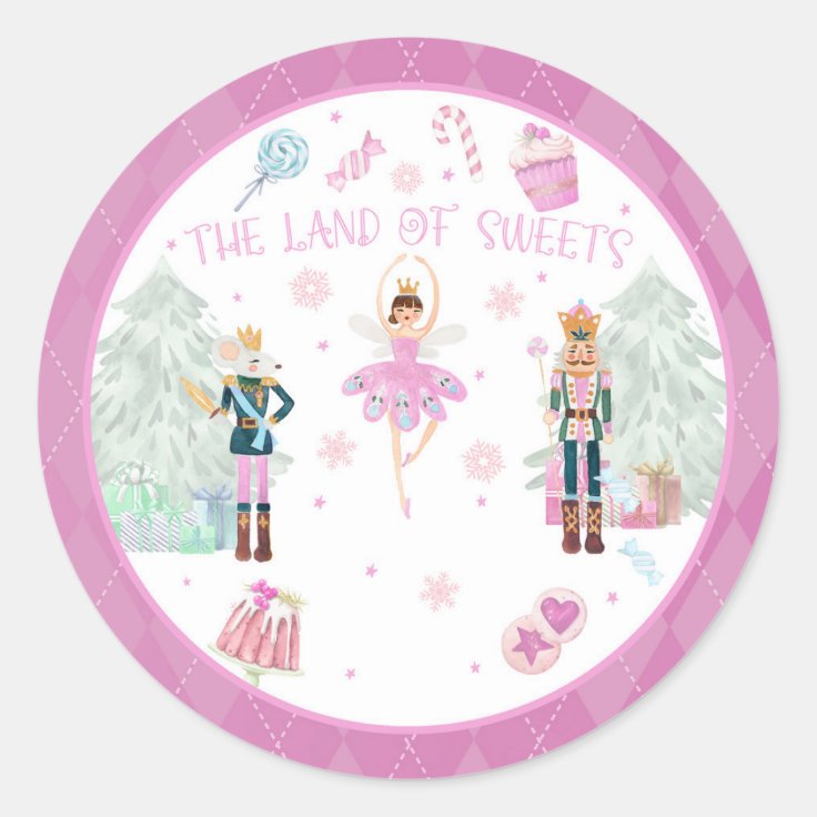 Nutcracker Sticker The Land of Sweets Zazzle
