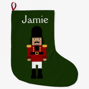 Nutcracker - Stocking, Customizable Large Christmas Stocking