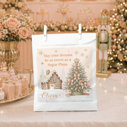 Nutcracker Sugar Plum Fairy Christmas Tree  Favor Bag