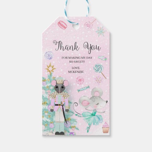 Nutcracker Sugar Plum Fairy Favor Tag