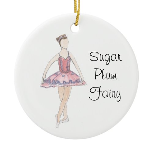 Nutcracker Sugar Plum Fairy Keepsake Ornament