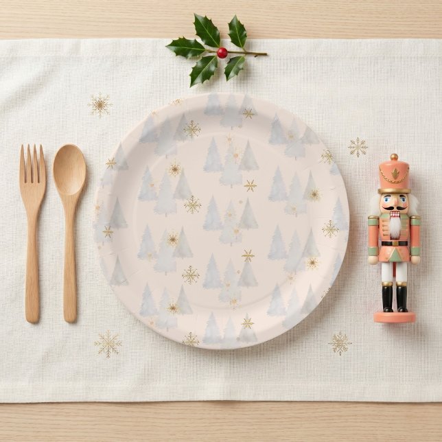 Nutcracker Sugar Plum Fairy Pine Tree Tableware Paper Plates (Nutcracker Sugar Plum Fairy Pine Tree Tableware Paper Plates)