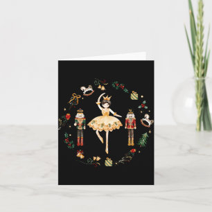 Nutcracker Sugar Plum Fairy Winter Birthday Baby Card
