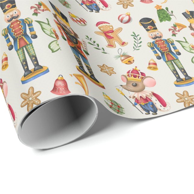 Nutcracker Suite Assortment Mouse King Wrapping Paper (Roll Corner)